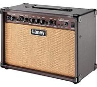 Laney LA30D Acoustic Guitar Amp- 30W Dual-Channel Combo Amp with XLR or jack Mic & Instrument Inputs , Reverb, Chorus, Anti-Feedback, AUX In, Headphone Out - Brown
