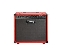 Laney LX65R 65W Electric Guitar Amp - Stage-Ready Combo Amplifier with Clean & Drive Channels, 3-Band EQ, XTS Tone, Reverb, FX Loop, AUX In & Headphone Out - 12” Speaker for Gig or Practice - Red