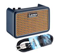 Laney Prism Mini Modeling Guitar Amplifier Blue with Keepdrum Cable