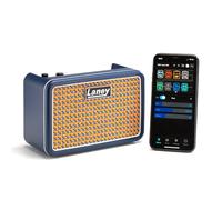 Laney PRISM MINI Portable Smart Guitar Amplifier, App Controlled Practice Amp with 100 Presets, 17 Amp Models, 32 Effects, Built-In Tuner, 14 Hour Battery, for Electric, Bass & Acoustic Guitar - Blue