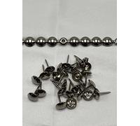 Laneys Silver/Nickel Upholstery Nail Strip with Studs 3 Metres