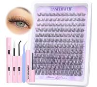 LANFLOWER - Natural Eyelash Bundles Set: Enhance your natural beauty with our waterproof natural eyelash extension kit, this weak eyelash extension kit includes