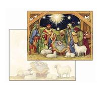 Lang "Adore Him Christmas Cards by Susan Winget, 18 Cards with 19 Envelopes and Beautiful Nativity Artwork, Perfect for Sending Holiday Wishes, 5.375" x 6.875" (1004684)