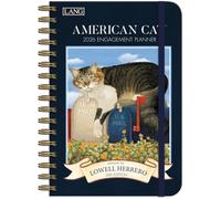 Lang, American Cat 2026 Planner, 13.4'' X 12'', Weekly Calendar with Wire-O Binding