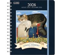 Lang, American Cat Deluxe 2026 Planner, 8.25'' X 9.5'', Weekly Calendar with Stapled Binding