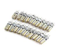 Lang boss 1W DC12V G4 LED Bulb for Furniture Lighting Source Office Lighting Merchandise Display Lighting Warm White Color Light, Pack of 20