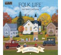Lang Brands, LLC, Folk Life 2027 Wall Calendar by Mary Singleton