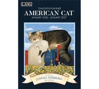 Lang Companies, American Cat 2026 Planner, 7'' X 7'', 12-Month Calendar with Case Binding