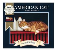 Lang Companies, American Cat Special Edition 2026 Wall Calendar, 12.5'' X 14'', 12-Month Calendar with Stapled Binding
