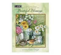 Lang Companies, Bountiful Blessings Monthly 2026 Pocket Planner, 4.9'' X 6.6'', Weekly Calendar with Wire-O Binding