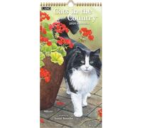 Lang Companies, Cats In The Country 2026 Vertical Wall Calendar, 8'' X 15.8'', 12-Month Calendar with Stapled Binding