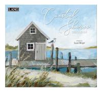 Lang Companies, Coastal Shores 2026 Wall Calendar by Susan Winget, 13.4'' X 12'', 12-Month Calendar with Stapled Binding