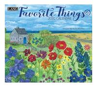 Lang Companies, Favorite Things 2026 Wall Calendar by Wendy Bentley, 13.4'' X 12'', 12-Month Calendar with Stapled Binding