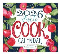 Lang Companies, Love to Cook 2026 Wall Calendar by Nicole Tamarin, 13.4'' X 12'', 12-Month Calendar with Stapled Binding