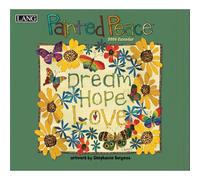 Lang Companies, Painted Peace 2026 Wall Calendar by Stephanie Burgess, 13.4'' X 12'', 12-Month Calendar with Stapled Binding