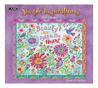 Lang Companies, Simple Inspirations 2026 Wall Calendar by Debi Hron, 13.4'' X 12'', 12-Month Calendar with Stapled Binding