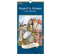 Lang, Heart and Home 2026 Vertical Wall Calendar, 8'' X 15.8'', 12-Month Calendar with Stapled Binding