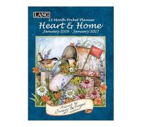 Lang, Heart and Home Monthly 2026 Pocket Planner