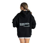 Lang Horn Dear Person Behind Me Hoodie You Are Enough Graphic Sweatshirts for Women Mental Health Awareness Shirt Pullover Top 2025 3XL Black