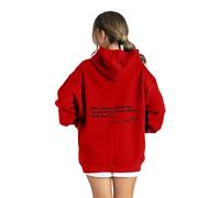 Lang Horn Dear Person Behind Me Hoodie You Are Enough Graphic Sweatshirts for Women Mental Health Awareness Shirt Pullover Top 2025 Small Bright Red