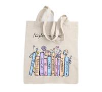 Lang Horn Tote Bag TS Version 16"x14" Gift Souvenir Album Inspired Fans Gifts Music Lovers Reusable Canvas Bags