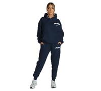 Lang Horn Tracksuit Womens Full Set Uk With Pocket 2 Piece Hooded Oversized Letter Print Lounge Wear Sweatsuits Jogger Set Ladies Gym Activewear XXL Navy