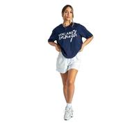 Lang Horn You are Enough Shirt Women Oversized Dear Person Behind Me T-Shirt Mental Health Inspirational Short Sleeve Tee XL Navy Blue