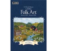 Lang, LANG Folk Art 2025 Monthly Planner by Mary Singleton