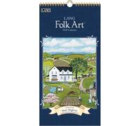 Lang, Lang Folk Art 2026 Vertical Wall Calendar, 8'' X 15.8'', 12-Month Calendar with Stapled Binding