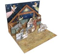 Lang Nativity Pop-Up Christmas Cards, 3D Pop-Up Design with Gorgeous Nativity Art by Susan Winget, Perfect for Celebrating the True Meaning of Christmas (2005102)