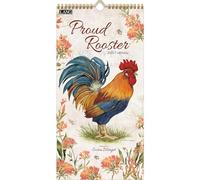 LANG Proud Rooster™ 2025 Vertical Wall Calendar (25991079127)