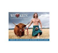 Lang Syne We Love Men In Kilts Large Wall Calendar 2026