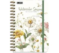Lang, Watercolor Seasons 2026 Planner, 6.5'' X 9'', Weekly Calendar with Stapled Binding