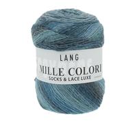 Lang Yarns 1-Piece Wool/Nylon/Polyester Mille Colori Socks and Lace Luxe-78