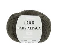 Lang Yarns Baby Alpaca - Dark Brown Colour (0268) - 50g/approx. 170 m Wool