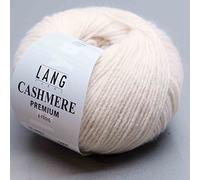 Lang Yarns Cashmere Premium - 100% Cashmere 1 Ball of Wool (25 g) 0002 Offwhite