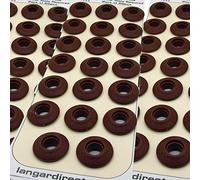 Langard 12mm Brown snap 'n' Tap Eyelets Pack of 60pcs