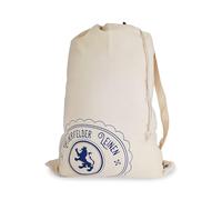 LANGDHUUS Cotton Laundry Bag, Beige, 50 x 68 cm, Drawstring, Washable, Oeko-Tex 100 Standard Certified
