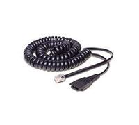 Lange 0,5 - 2 Meter spiral mit Jabra Kabelunterteil QD auf RJ10, spiral NEW