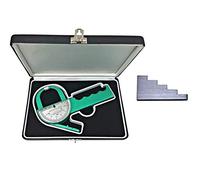 Lange Skinfold Caliper with 5-Step Calibration Block, Compact Hard Case, and Instruction Manual with Charts to Measure and Calculate Body Fat Percentage, 1.0 mm Accuracy, Professional Quality