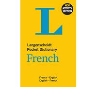 Langenscheidt Pocket Dictionary French (Langenscheidt Pocket Dictionaries)