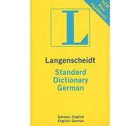 Langenscheidt Standard Dictionary German: German - English / English - German. Over 130,000 references