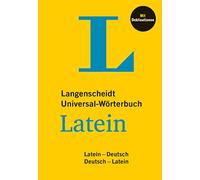 Langenscheidt Universal-Wörterbuch Latein: Latein - Deutsch / Deutsch - Latein