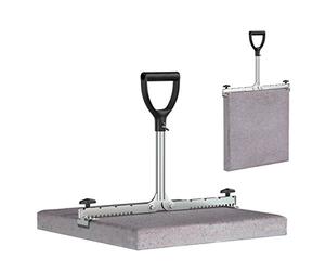 LANGFIT Paving Slab Lifter with Extra-Long Handle 30-50cm - Easy on The Back and HIPS! - Load Capacity up to 60 kg - Made in Germany - MS-PH2050L
