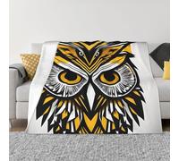 Langhbozdp Cute Owl pattern Print Elegant Comfort flannel blanket Throw Soft Lightweight,for Bedding Sofa & Travel