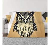 Langhbozdp Cute Owl Print Elegant Comfort flannel blanket Throw Soft Lightweight,for Bedding Sofa & Travel