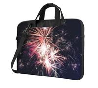 Langhbozdp Explosion Firework Print Laptop Case Sleeve with Shoulder Strap,Pocket,Fits 13/14/15.6 inch Laptop Notebook