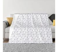 Langhbozdp Hunting Arrows Triangles Deer Print Elegant Comfort flannel blanket Throw Soft Lightweight,for Bedding Sofa & Travel