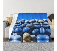 Langhbozdp Sky and Stone Print Elegant Comfort flannel blanket Throw Soft Lightweight,for Bedding Sofa & Travel