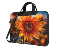 Langhbozdp the most beautiful sunflower Print Laptop Case Sleeve with Shoulder Strap,Pocket,Fits 13/14/15.6 inch Laptop Notebook